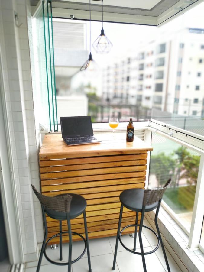 Apartamento Praia Bertioga Frente Mar Appartement Buitenkant foto